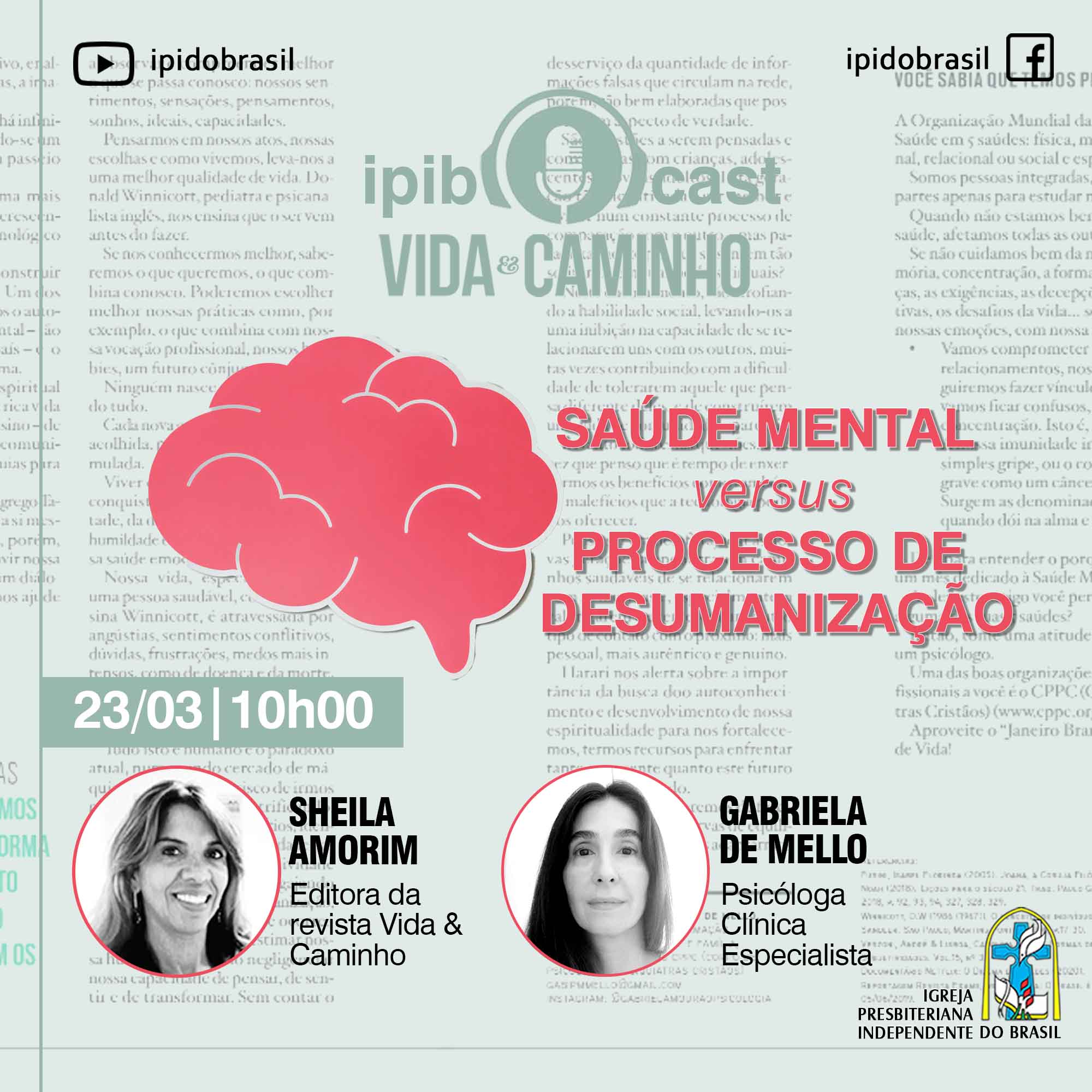 ipibcast – live de Vida & Caminho