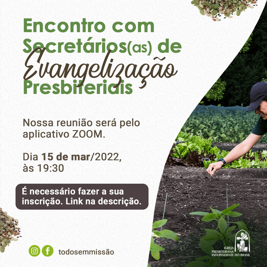 Encontro com Secretários(as) de Evangelização Presbiteriais