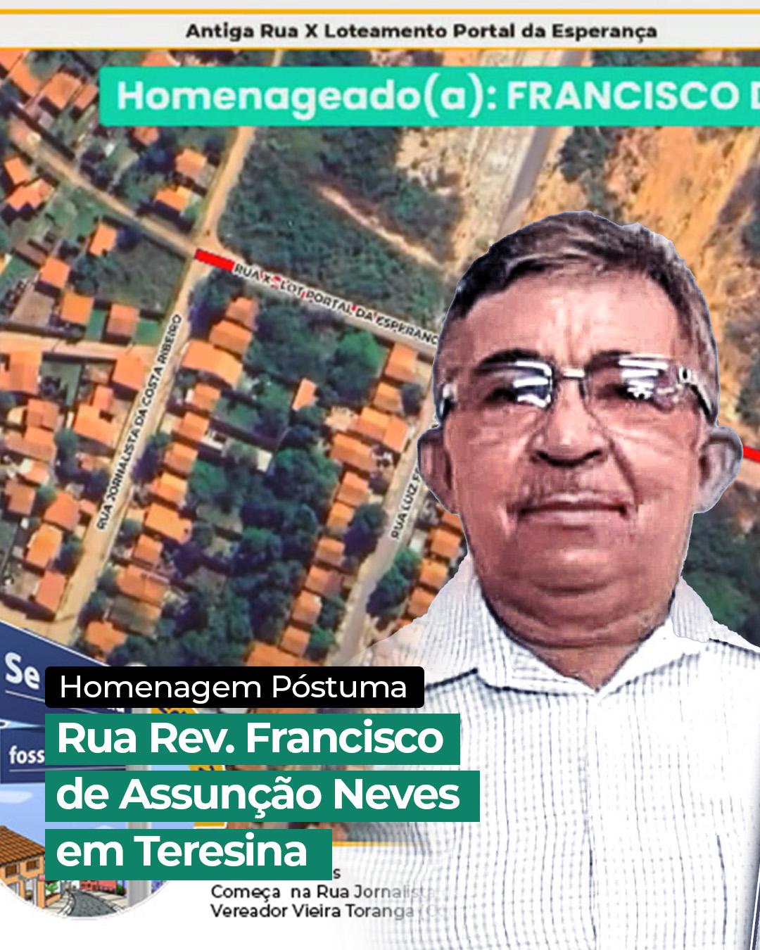 Rua Rev. Francisco de Assunção Neves