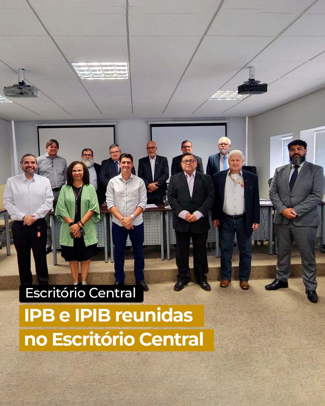 IPB e IPIB reunidas no Escritório Central