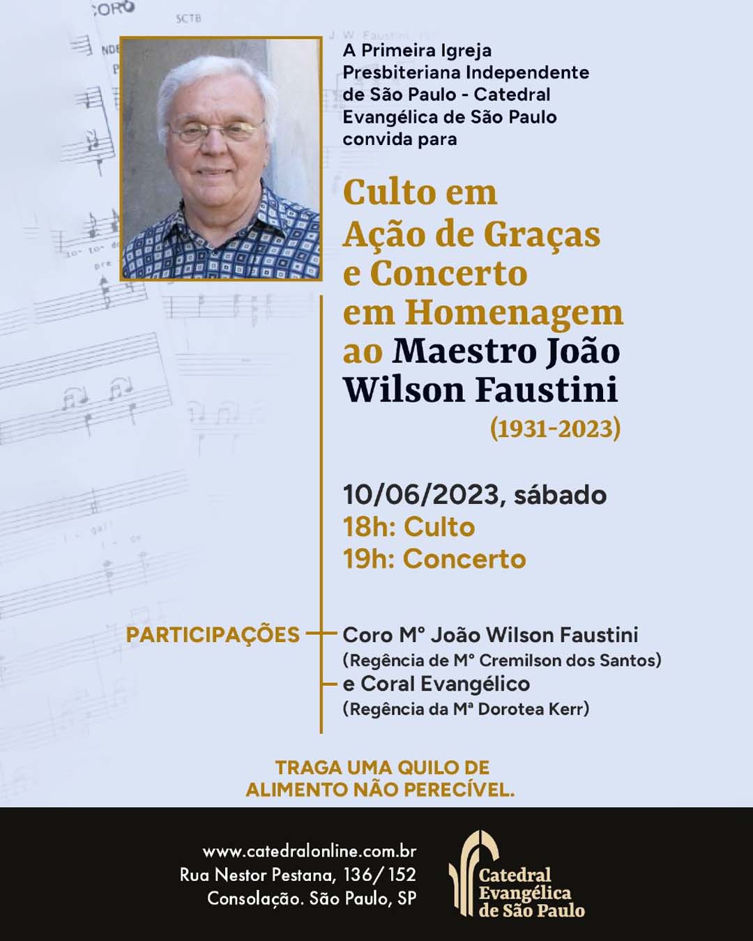 Culto em ação de graças