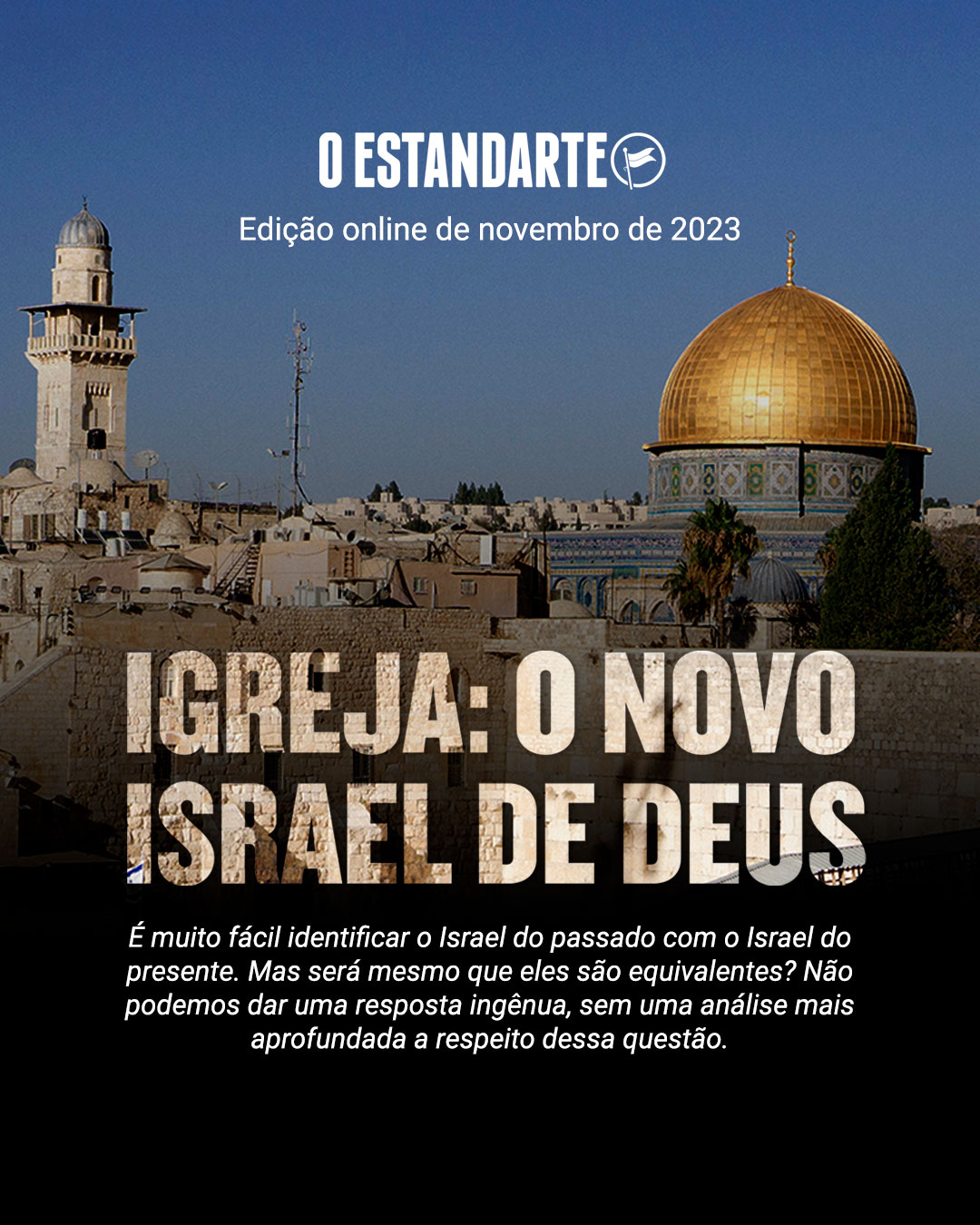 Edição online de novembro de O Estandarte
