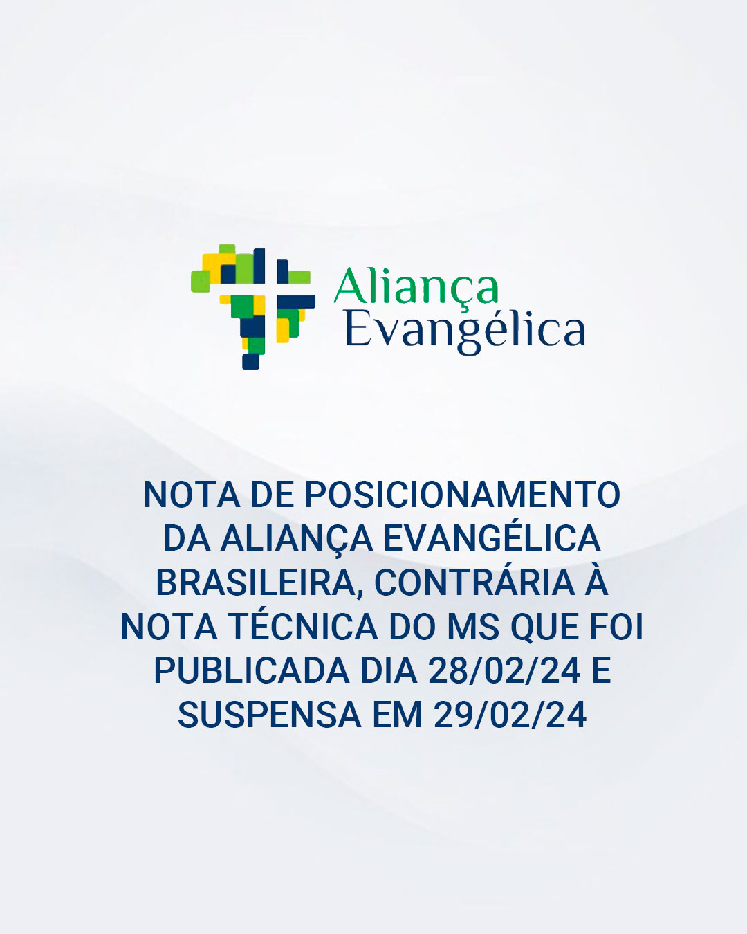 Nota da Aliança Evangélica